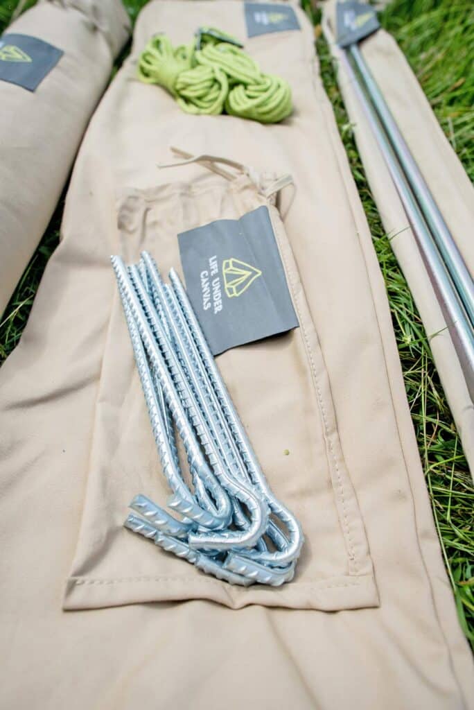 360 x 240 cm Awning Grey Life Under Canvas