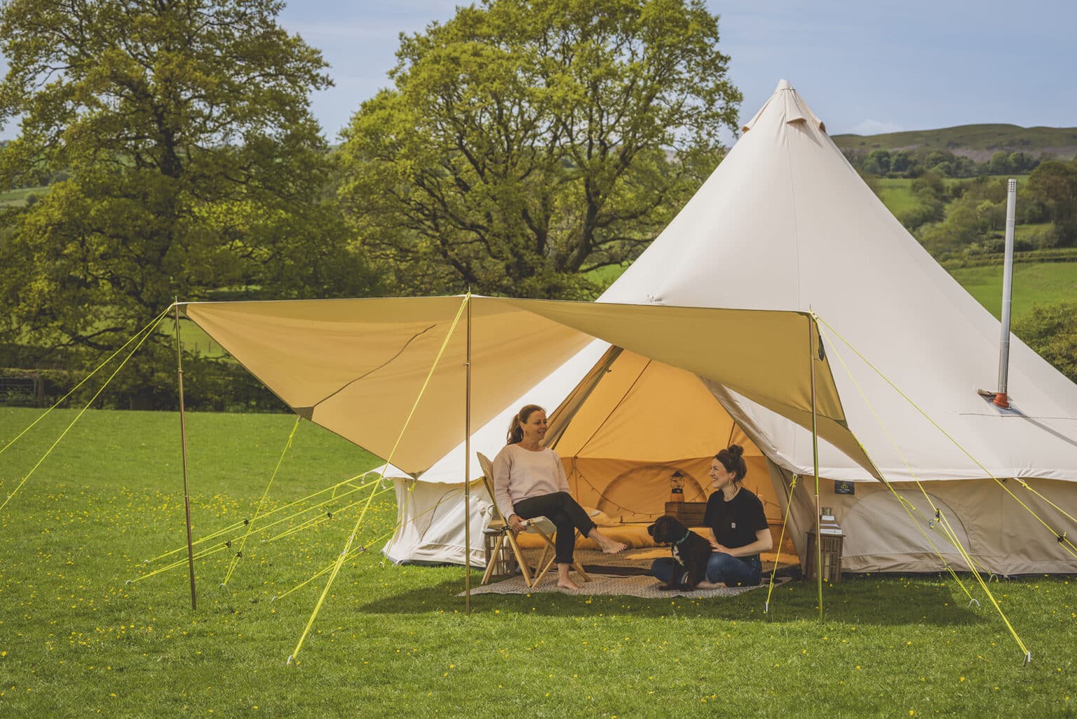 400 x 260 cm Awning Plus Grey Life Under Canvas