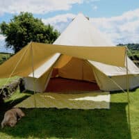 Awning plus extended to the side