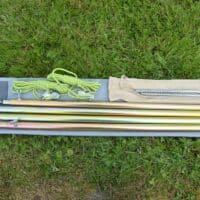 Double extendable pole set