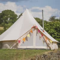 4M Fire Retardant Bell Tent with Stove Hole - Image 2