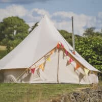 4M Fire Retardant Bell Tent with Stove Hole - Image 3