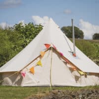4M Fire Retardant Bell Tent with Stove Hole - Image 5