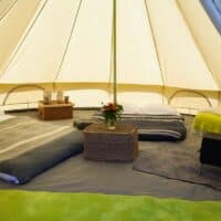 5M Fire Retardant Bell Tent with Stove Hole - Image 3
