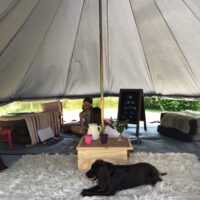 5M Bell Tent Grey - Image 7