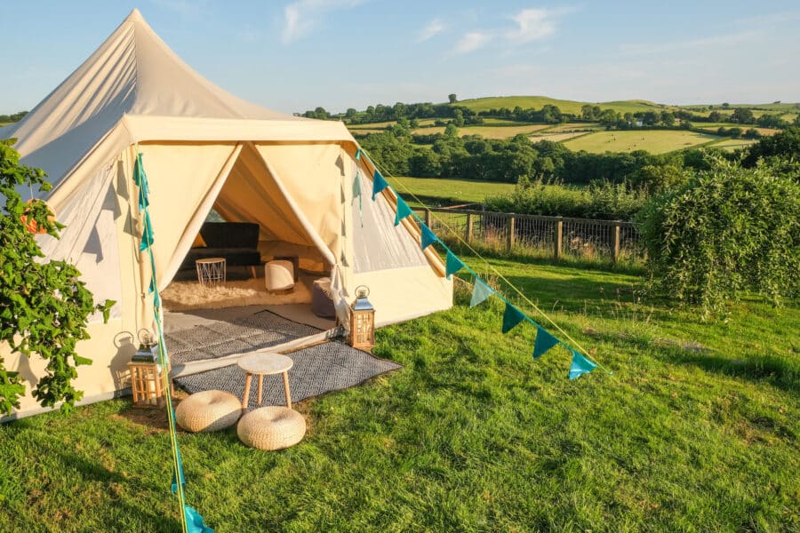 Touareg Fire Retardant Bell Tent with Stove Hole - Image 12