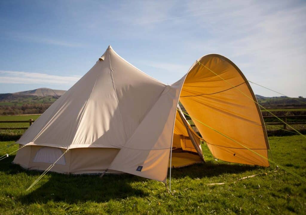 Bell Tent Porch Life Under Canvas