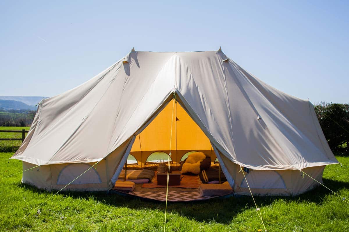 Life Under Canvas's Bell Tents Are Back In Stock