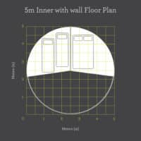 5m Inner With Wall floor plan