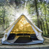 4M Heavy Duty Fire Retardant Bell Tent