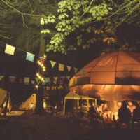 Life Under Canvas Bell Tents at Wild Camp Experience Cornish Wave