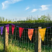 Rainbow Coloured Bunting