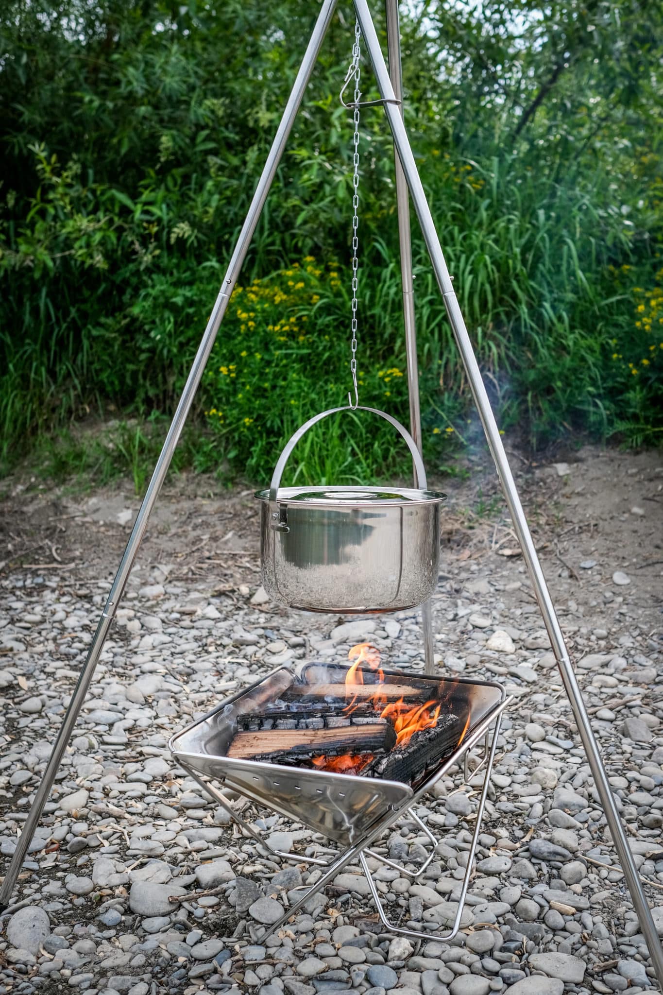 Portable Fire Pit Life Under Canvas