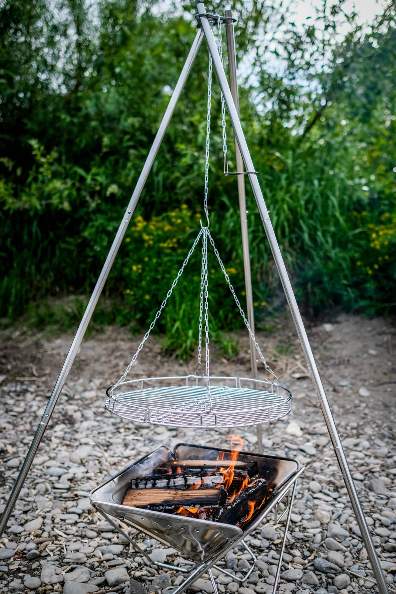 Portable Fire Pit Life Under Canvas