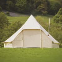 5M Fire Retardant Bell Tent with Porch and Stove Hole - Image 2